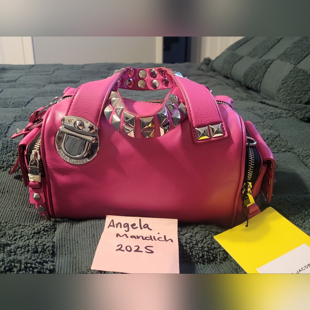 Marc Jacobs Mini Pushlock Pink Satchel